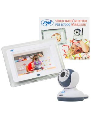 7-palcová bezdrôtová obrazovka Video Baby Monitor PNI B7000