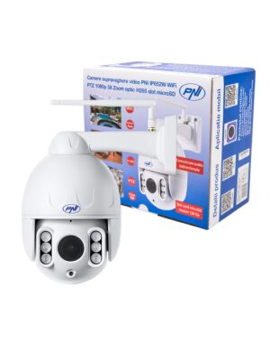 PNI IP652W WiFi PTZ 1080p 2MP 5X optický zoom video monitorovacia kamera H265 microSD slot Nočné videnie 50m IP66 Pohybový alarm