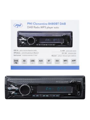 DAB Rádio MP3 prehrávač auto PNI Clementine 8480BT