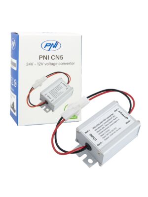 Napäťový menič PNI CN5, vstup 24 V, výstup 12 V, prúd 5 A