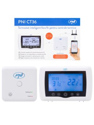 Inteligentný termostat PNI CT36 bezdrôtový