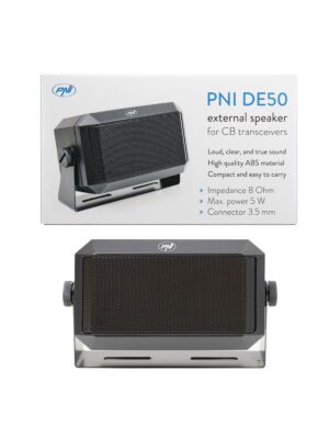 Externý reproduktor PNI DE50 5W pre CB rádiostanice s 3,5 mm konektorom