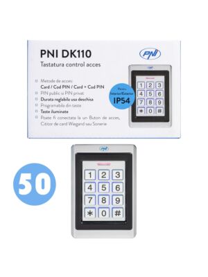 Krabica s 50 ks klávesnice na kontrolu prístupu PNI DK110