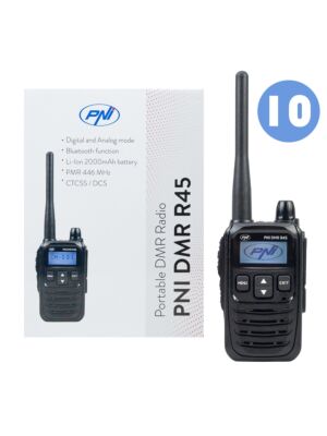 Krabica s 10 ks prenosných rádiostaníc PNI DMR