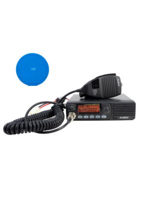 Súprava VHF rádiovej stanice PNI Alinco DR-B185HE 144-145,955 MHz, 500CH, DMTF, Scan, 12V + darčeková samolepiaca podložka modrá