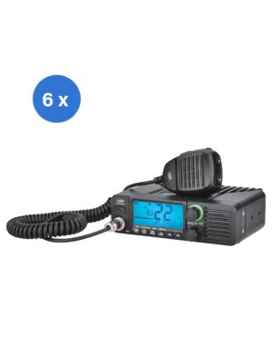 6-dielny CB PNI Escort HP 40 Multistandard Radio Station Box, 4W, AM, FM, 12-24V, ASQ, RF Gain