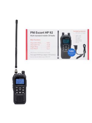 Prenosná CB rádiostanica PNI Escort HP 92 bez nabíjačky, multi štandard, 4W, AM-FM, NRC, Dual Watch, Roger Beep, ASQ