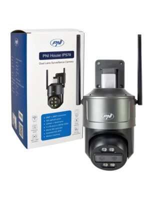 PNI House IP578 video kamera s Wi-Fi, PTZ, duálny objektív 8MP + 8MP, 10x optický zoom