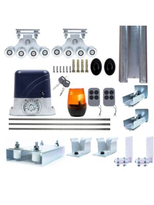 Kompletná sada na automatizáciu samonosných brán PNI AP800D, motor, kolieska, fotobunky, diaľkové ovládanie, lampa, 6 metrov regálu,