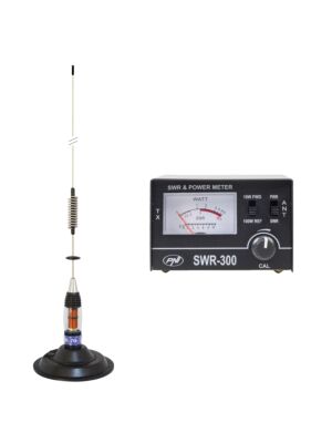 Balenie antény PNI ML70 CB, dĺžka 70 cm s magnetom + PNI SWR-300 Reflektometer
