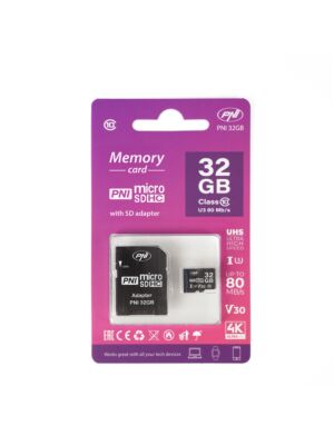 Pamäťová karta PNI 32 GB MicroSD s adaptérom SD
