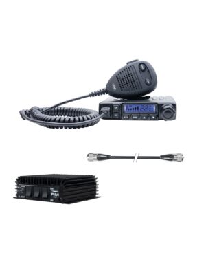 PNI Escort HP 6500 multistandardná CB rádiová stanica, 4 W, AM-FM, 12 V, ASQ + KL203P RX-TX zosilňovač, AM-FM-SSB, 100 W, 12 V 