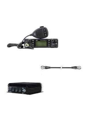 Balík CB rádiostanice PNI Escort HP 9001 PRO, zosilňovač ASQ + RX-TX KL203P, AM-FM-SSB, 100 W, 12 V a kábel PNI R50