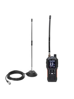 Prenosná CB rádiostanica PNI Escort HP 102 multi štandard, 4W, 12V-24V, AM-FM s CB anténou PNI Extra 40 s magnetmi