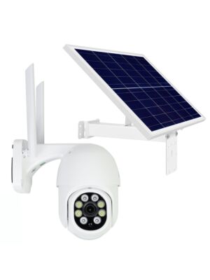 Videokamera s fotovoltaickým solárnym panelom