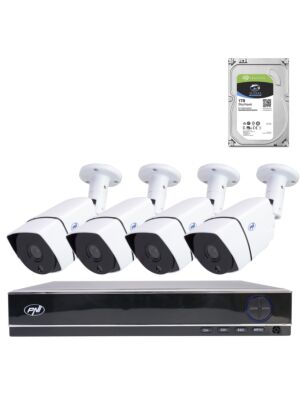 Balík súpravy AHD PNI House PTZ1300 Full HD video dohľad - NVR a 4 vonkajšie kamery 2MP full HD 1080P s HDD 1Tb vr.