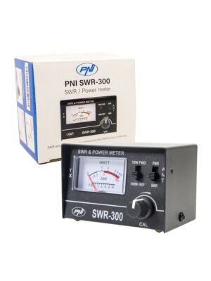 Reflektometer PNI SWR-300 PWR-SWR Meter na meranie SWR rádiových antén v pásme 26-30 MHz a výkonu rádiových staníc C