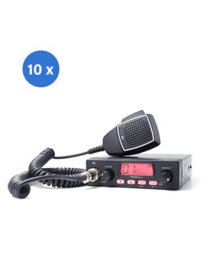 Krabica s 10 dielmi CB TTi TCB-550 N rádiová stanica s automatickým tlmením