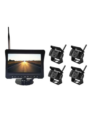 Bezdrôtová súprava video monitorovania PNI TRK506 pre kamiónové DVR s LCD monitorom a 4 kamerami