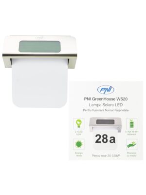LED solárne svietidlo PNI GreenHouse