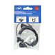 Headset s mikrofónom a akustickou trubicou