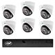 Balík video sledovania so 6 kamerami a 20 metrovými káblami je súčasťou balenia