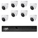 Balík video sledovania s 8 kamerami a 20 metrovými káblami je súčasťou balenia