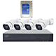 Sada pre video monitorovanie PNI House IPMAX POE 8, NVR so 4 kamerami a 1TB HDD PNI SafeHouse