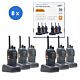 sada 6 prenosných rádiostaníc PNI PMR R40 PRO