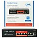 Switch POE PNI SWPOE42 so 4 portami POE a 2 portami 100 Mbps