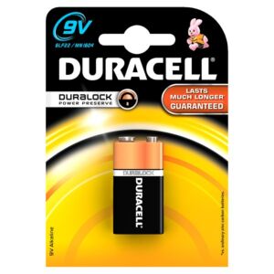 Alkalická batéria Duracell Duralock 9 V