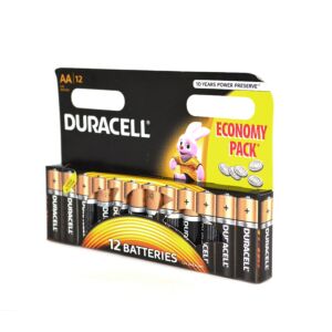 Kód alkalickej batérie Duracell typu AA alebo R6 81267246 blister 12 bc