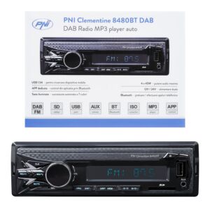 DAB Rádio MP3 prehrávač auto PNI Clementine 8480BT