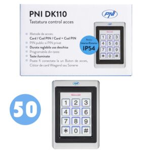 Krabica s 50 ks klávesnice na kontrolu prístupu PNI DK110