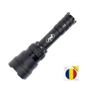 Baterka PNI Adventure F300 s 3-farebnou LED diódou, biela, červená, zelená, max. 10 W, IPX6 + lepiaca podložka