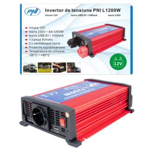 PNI L1200W 12V napájací menič