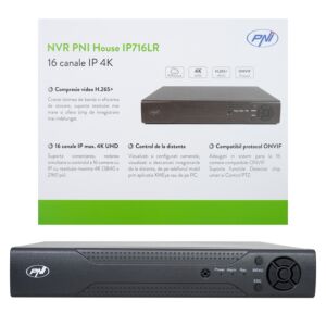 PNR House IP716LR NVR, 16 kanálov IP 4K, H.265