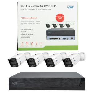 Súprava video sledovania PNI House IPMAX POE 3LR