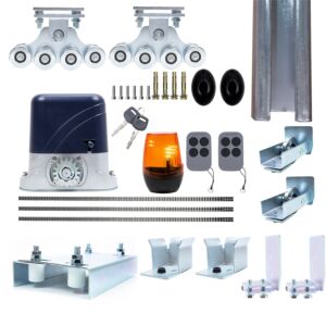 Kompletná sada na automatizáciu samonosných brán PNI AP800D, motor, kolieska, fotobunky, diaľkové ovládanie, lampa, 6 metrov regálu,