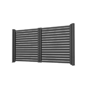 PNI MAB3000S hliníková súprava otočných brán s dvoma plechmi s výškou 1,5 m a 1,7 m