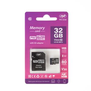 Pamäťová karta PNI 32 GB MicroSD s adaptérom SD