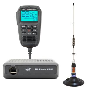 Balík CB rádiostanice PNI Escort HP 65 ASQ a CB antény PNI ML70 s magnetom