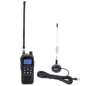 PNI Escort HP 92 Multi Standard 4W, 12-24V AM-FM Prenosný balík CB rádiovej stanice s PNI ML29 CB anténou s magnetom