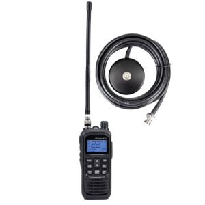 Prenosná CB rádiostanica PNI Escort HP 92 multi štandard 4W, 12-24V AM-FM s magnetickou základňou BNC