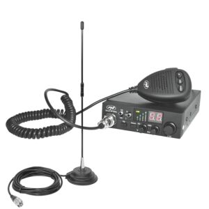 Balenie CB rádiostanica PNI Escort HP 8000L ASQ + CB anténa PNI Extra 40 s magnetom