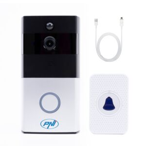 Inteligentný videovrátnik PNI SafeHome PT710B s WiFi HD, P2P a káblom USB 2.0 na Micro USB, 1 m