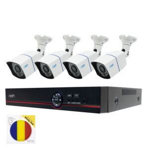Sada pre video dohľad AHD PNI House PTZ1500 5MP DVR - 4 kamery a lepiaca podložka