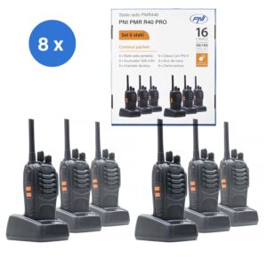 sada 6 prenosných rádiostaníc PNI PMR R40 PRO