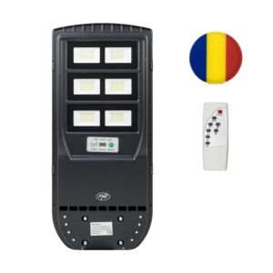 Sada pouličných lámp PNI SL220 200W so vstavaným solárnym panelom + darčeková samolepiaca podložka s vlajkou