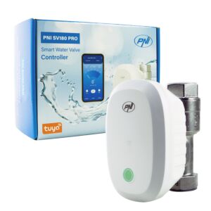 Inteligentný vodovodný ventil PNI SV180 PRO, pripojenie Wi-Fi, IP65, DN20, aplikácia Tuya 3/4, kompatibilný s Amazon Al